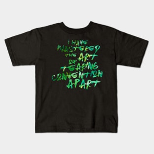 Tearing Convention Apart Kids T-Shirt